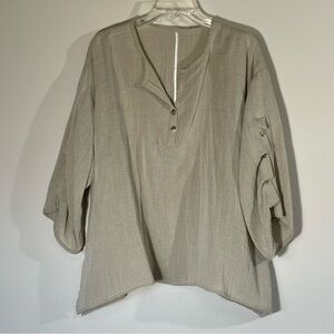 Fridaze Ripple Tide Linen‎ Pullover
